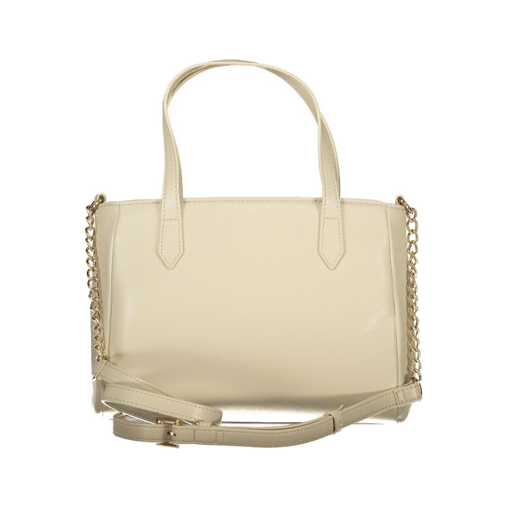 Mario Valentino Beige Polyurethane Women Handbag