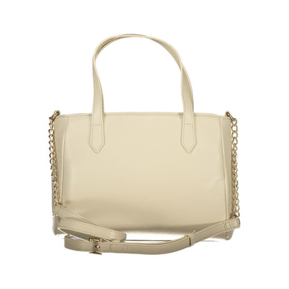 Mario Valentino Beige Polyurethane Women Handbag