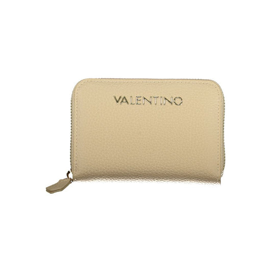 Mario Valentino Beige Polyurethane Women Wallet