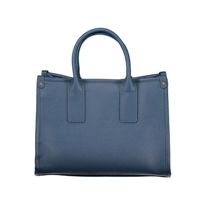 Mario Valentino Blu Polyurethane Women Handbag