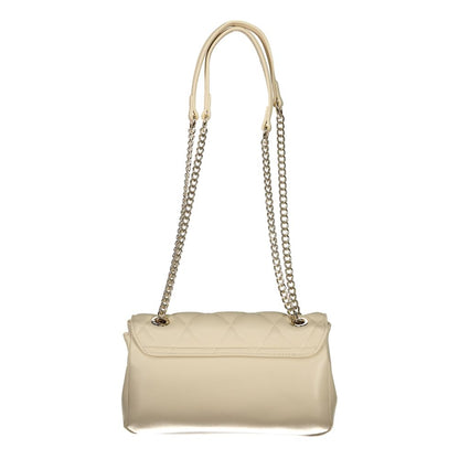 Mario Valentino Beige Polyurethane Women Handbag