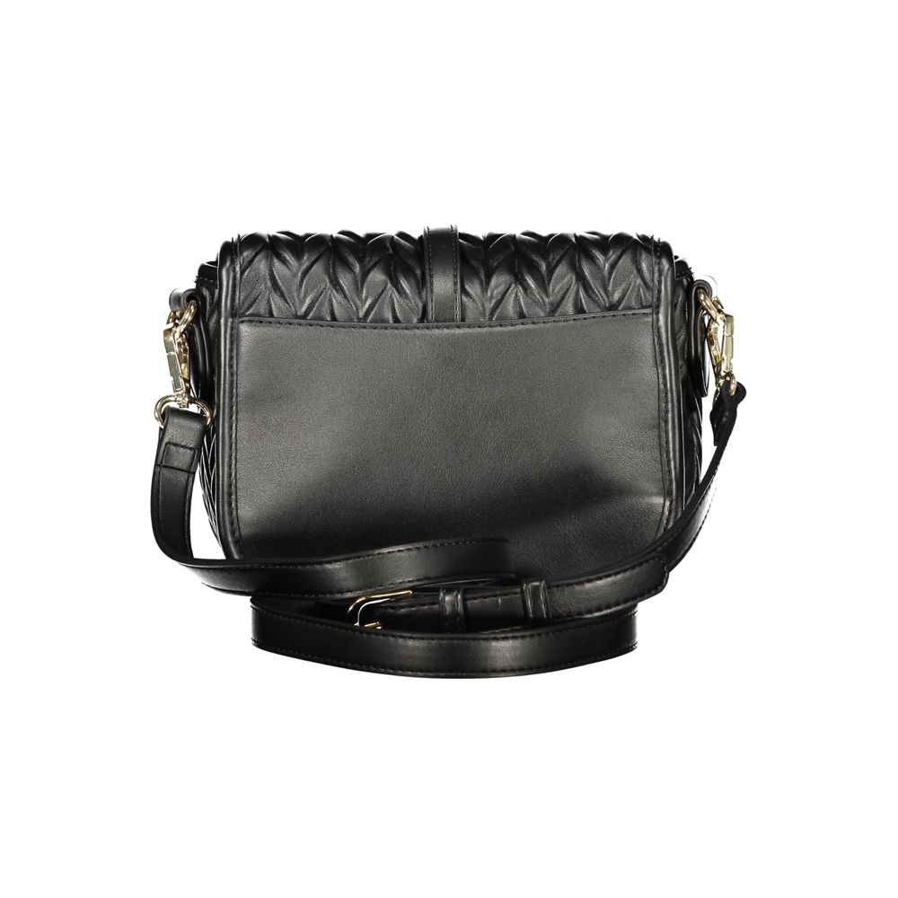 Mario Valentino Nero Poliuretano Woman Shoulder Bag