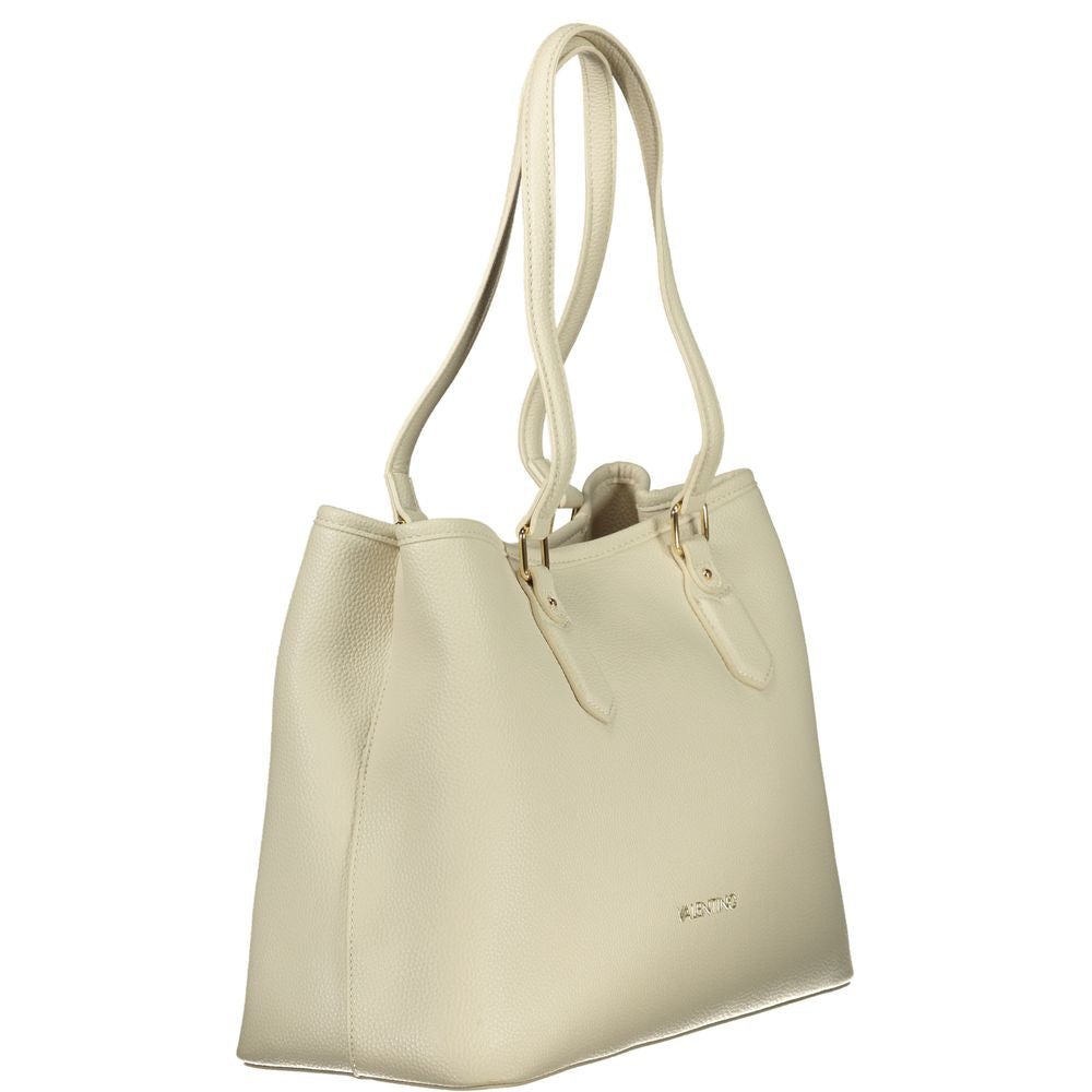 Mario Valentino - Beige Polyurethane Women’s Bag