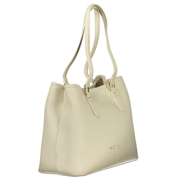 Mario Valentino - Beige Polyurethane Women’s Bag