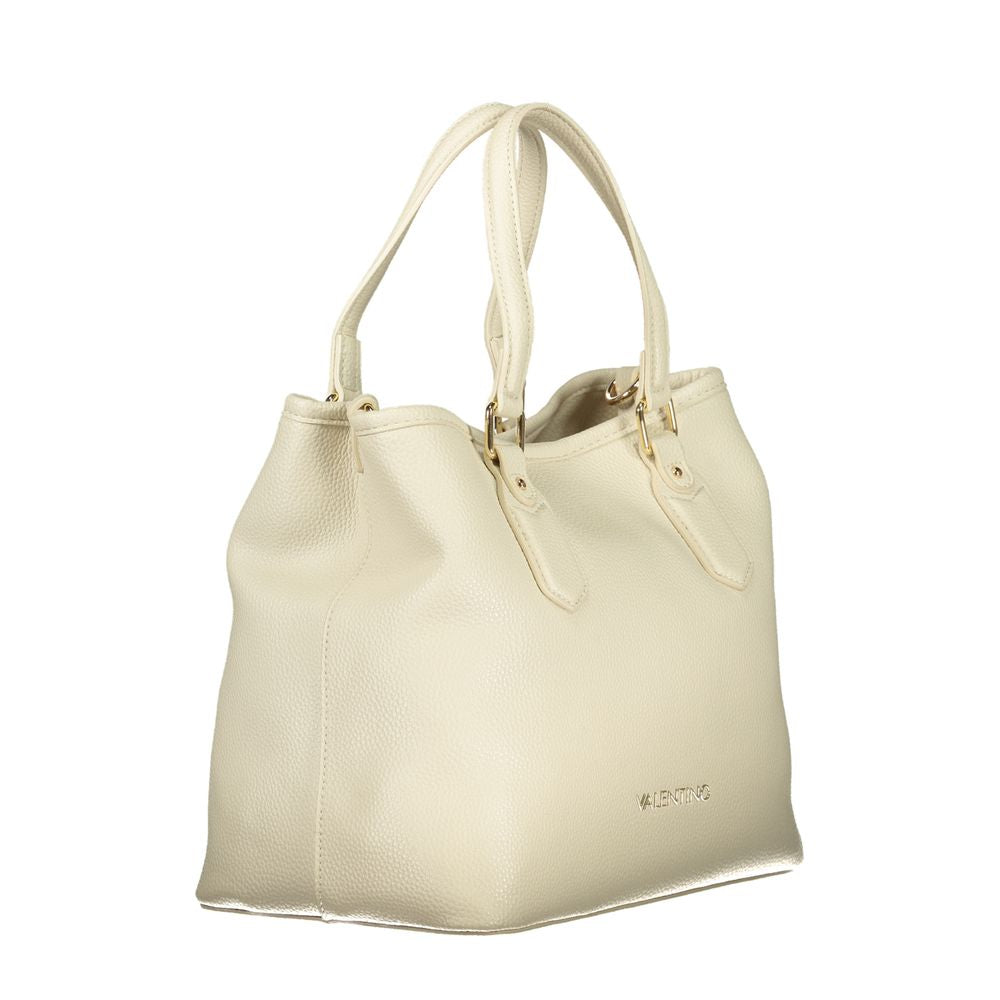 Mario Valentino - Beige Polyurethane Women’s Bag