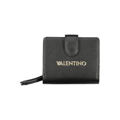 Mario Valentino Black Polyurethane Women Wallet