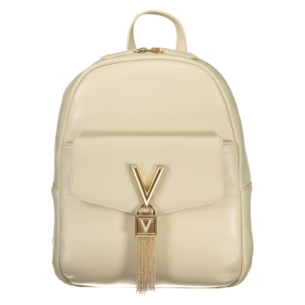 Mario Valentino - Beige Polyurethane Women’s Backpack