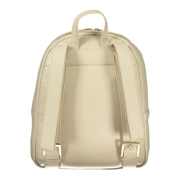 Mario Valentino - Beige Polyurethane Women’s Backpack