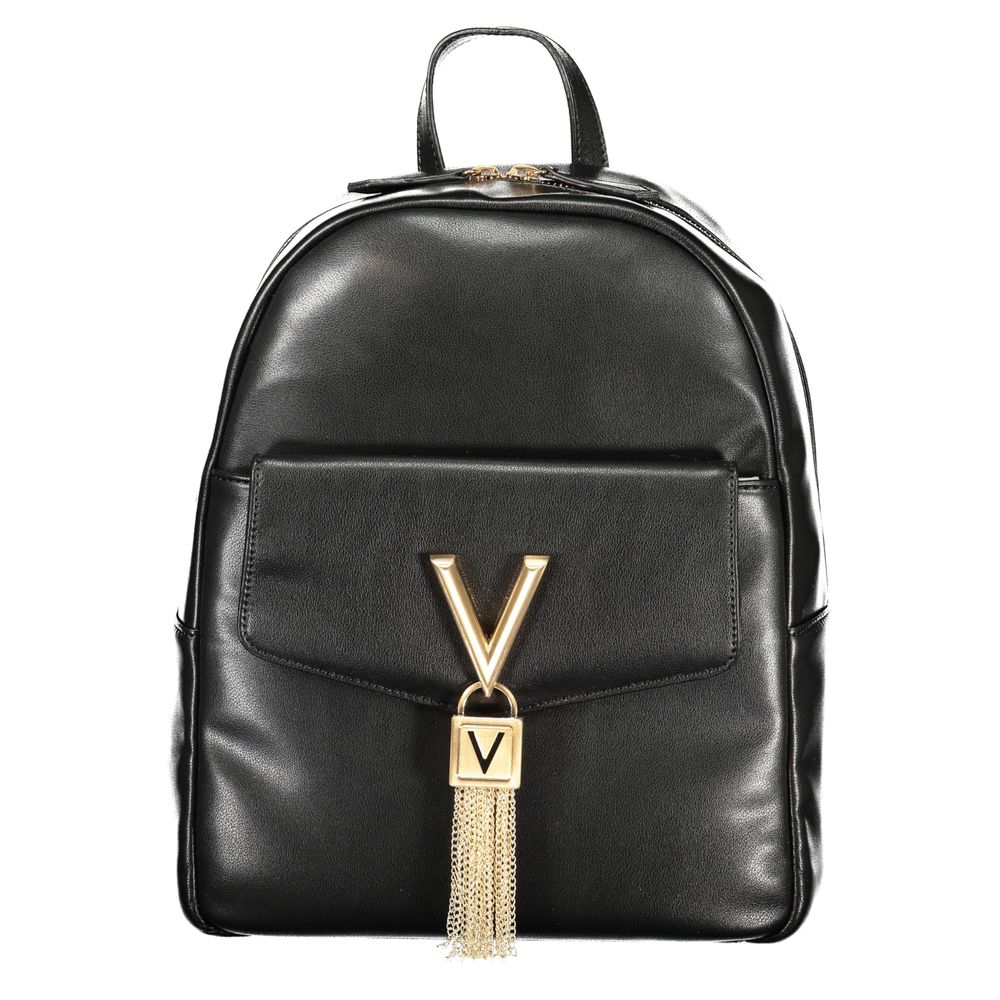 Mario Valentino - Black Polyurethane Women’s Backpack
