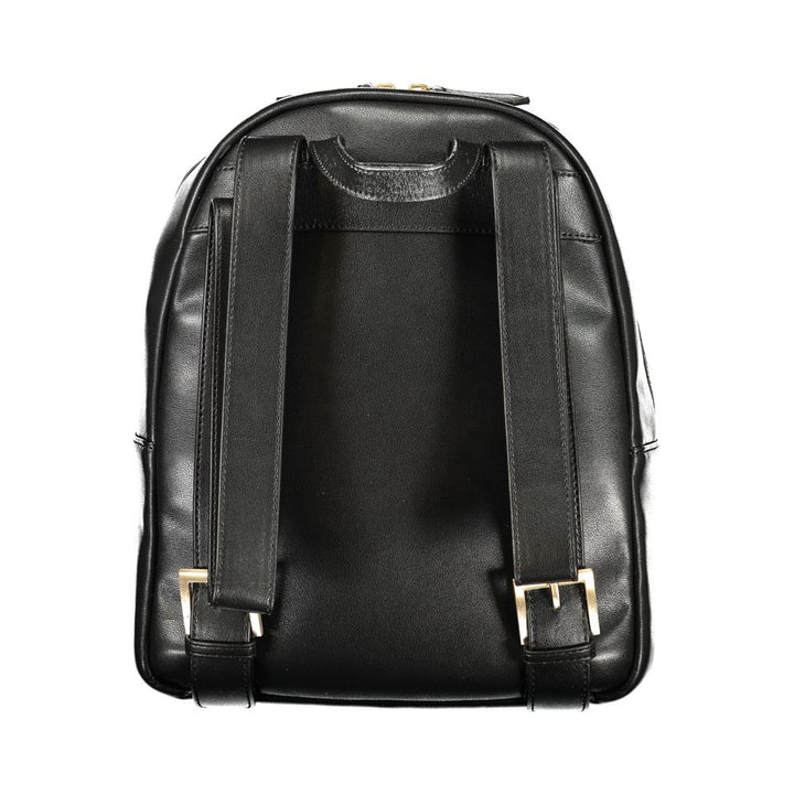 Mario Valentino - Black Polyurethane Women’s Backpack