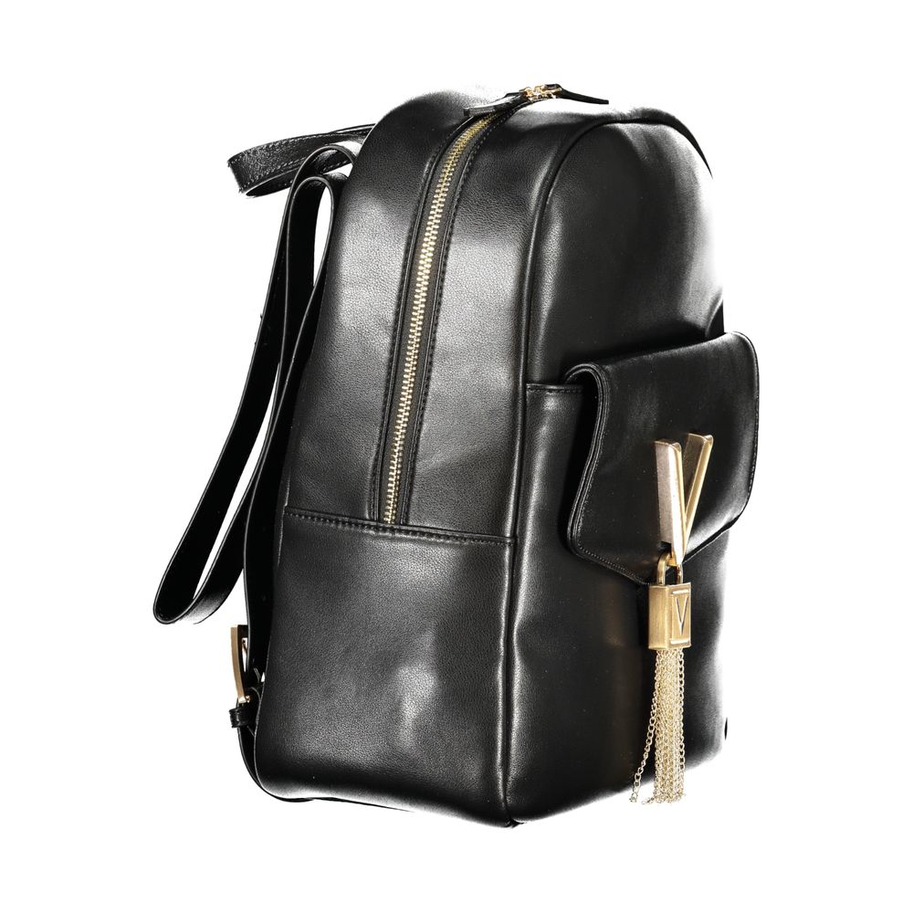 Mario Valentino - Black Polyurethane Women’s Backpack