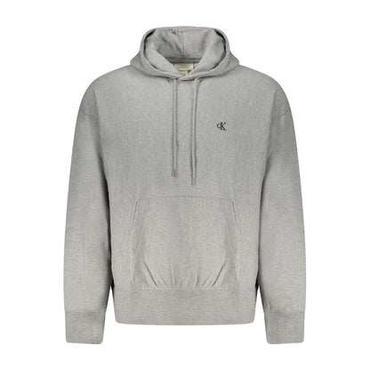 Calvin Klein Gray Cotton Men Sweatshirt