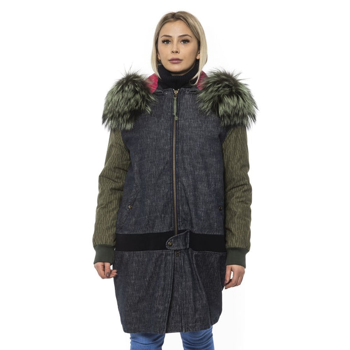 Mr&amp;Mrs Italy Gray Leather Women Bomber Jacket