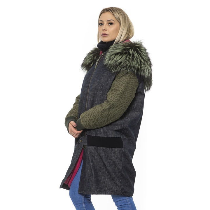 Mr&amp;Mrs Italy Gray Leather Women Bomber Jacket