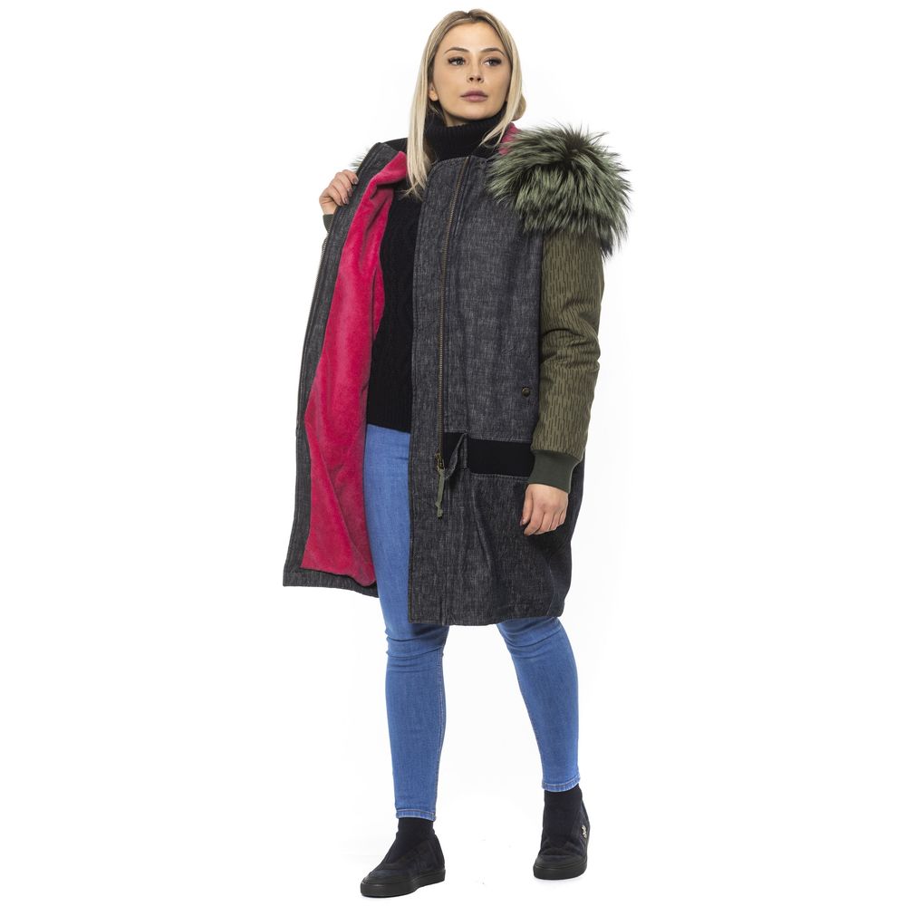 Mr&amp;Mrs Italy Gray Leather Women Bomber Jacket