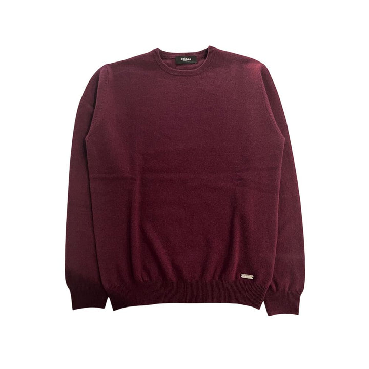 Baldinini Trend Red Cashmere Men Sweater