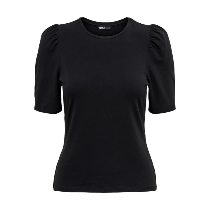 Only Black Cotton T-Shirt