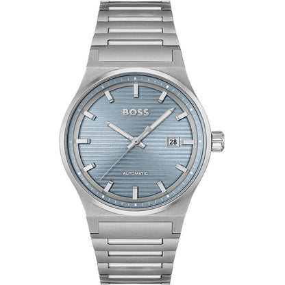 Hugo Boss Gray Stainless Steel Dress Watch