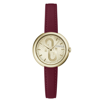 Furla Multicolor Leather Dress Watch
