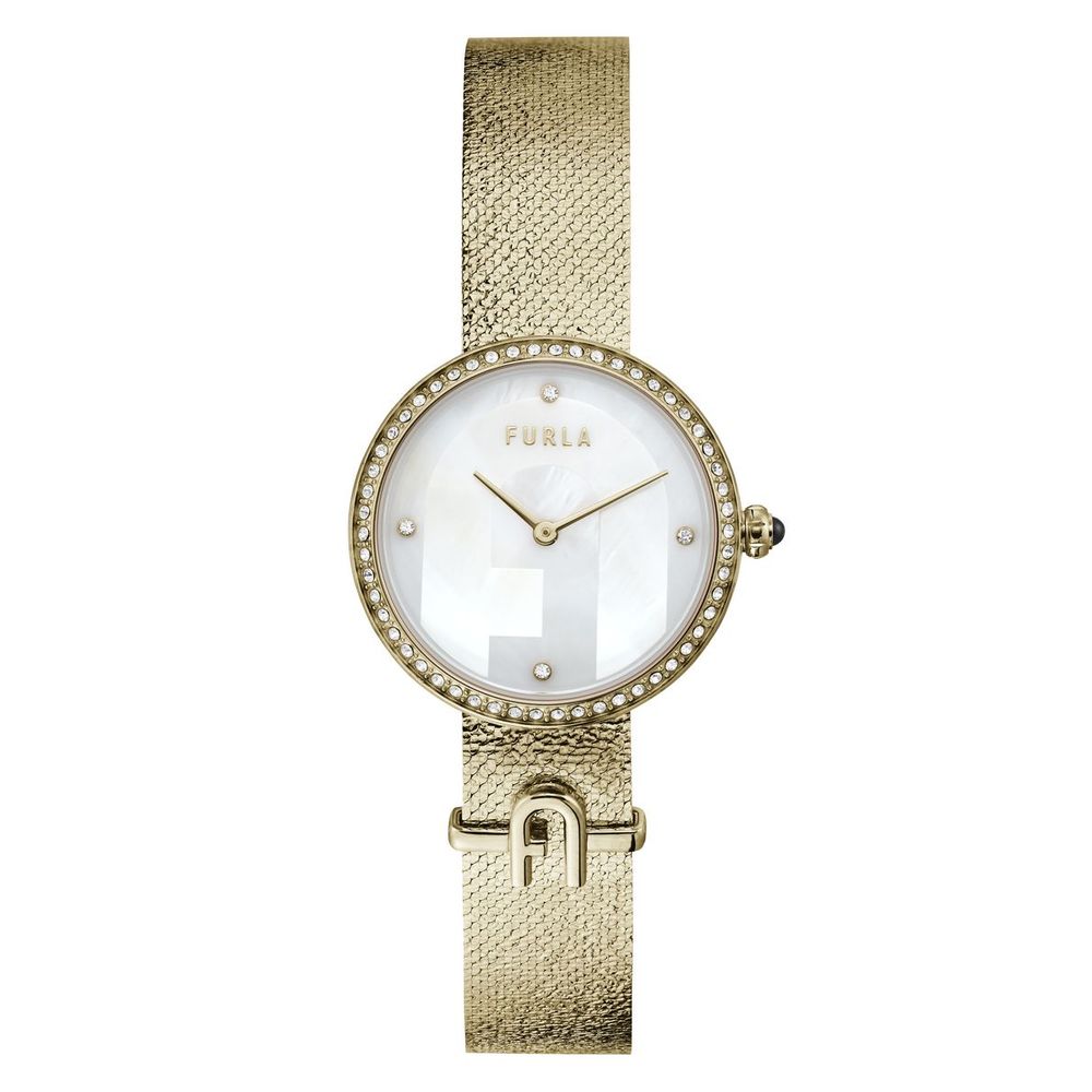 Furla Gold Stainless Steel Dress Watch