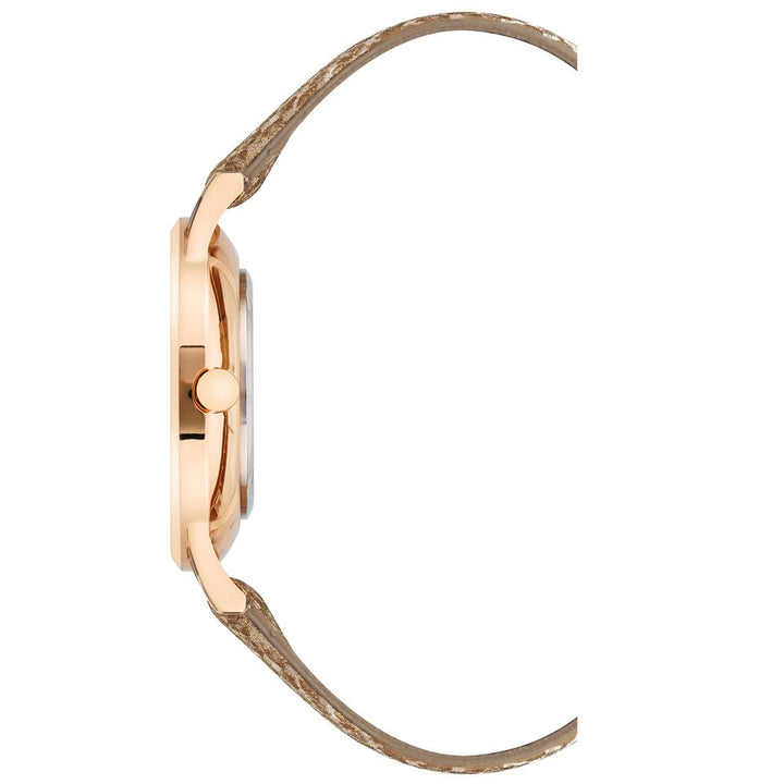 Nine West Multicolor Leather Dress Watch