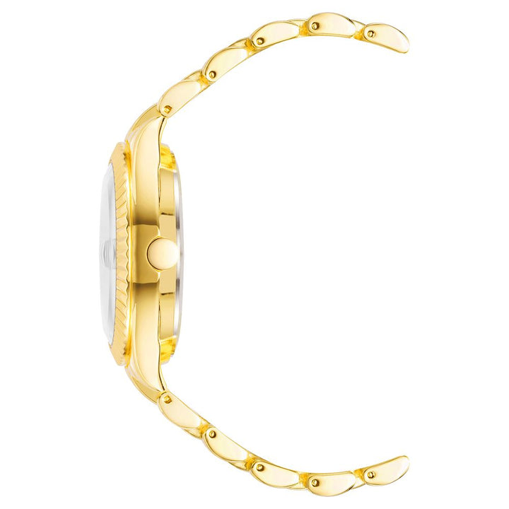 Nine West Gold Metal Dress Watch