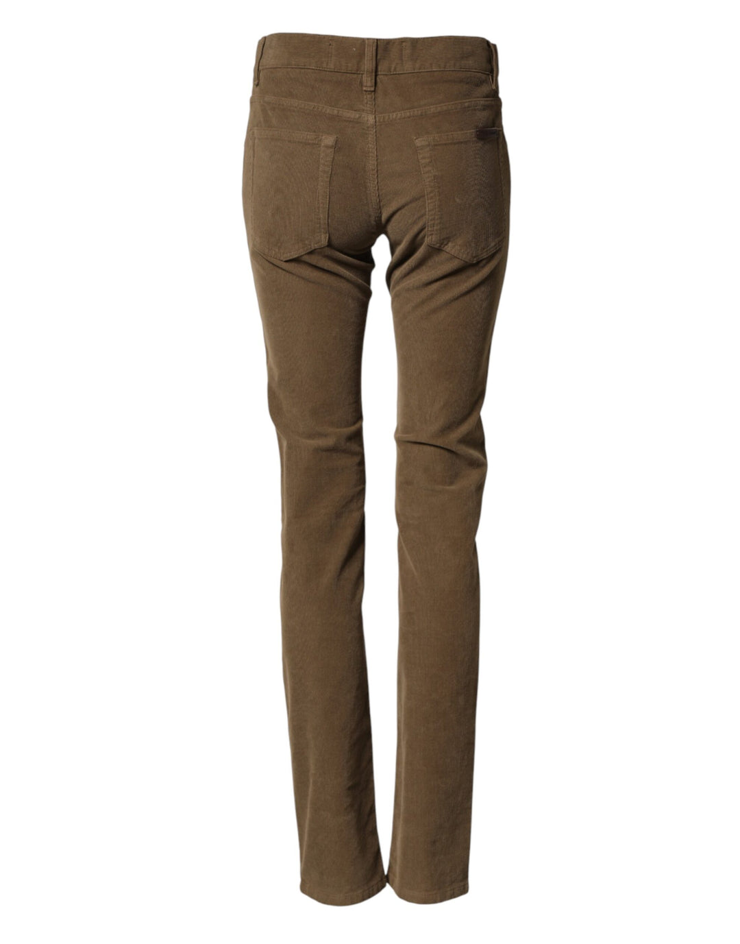 Dolce &amp; Gabbana Brown Cotton Stretch Skinny Men Denim Jeans