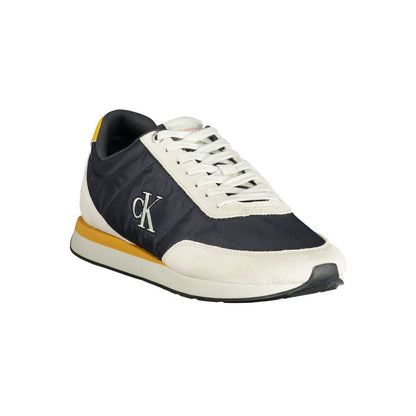 Calvin Klein Blue Polyester Men Sneaker