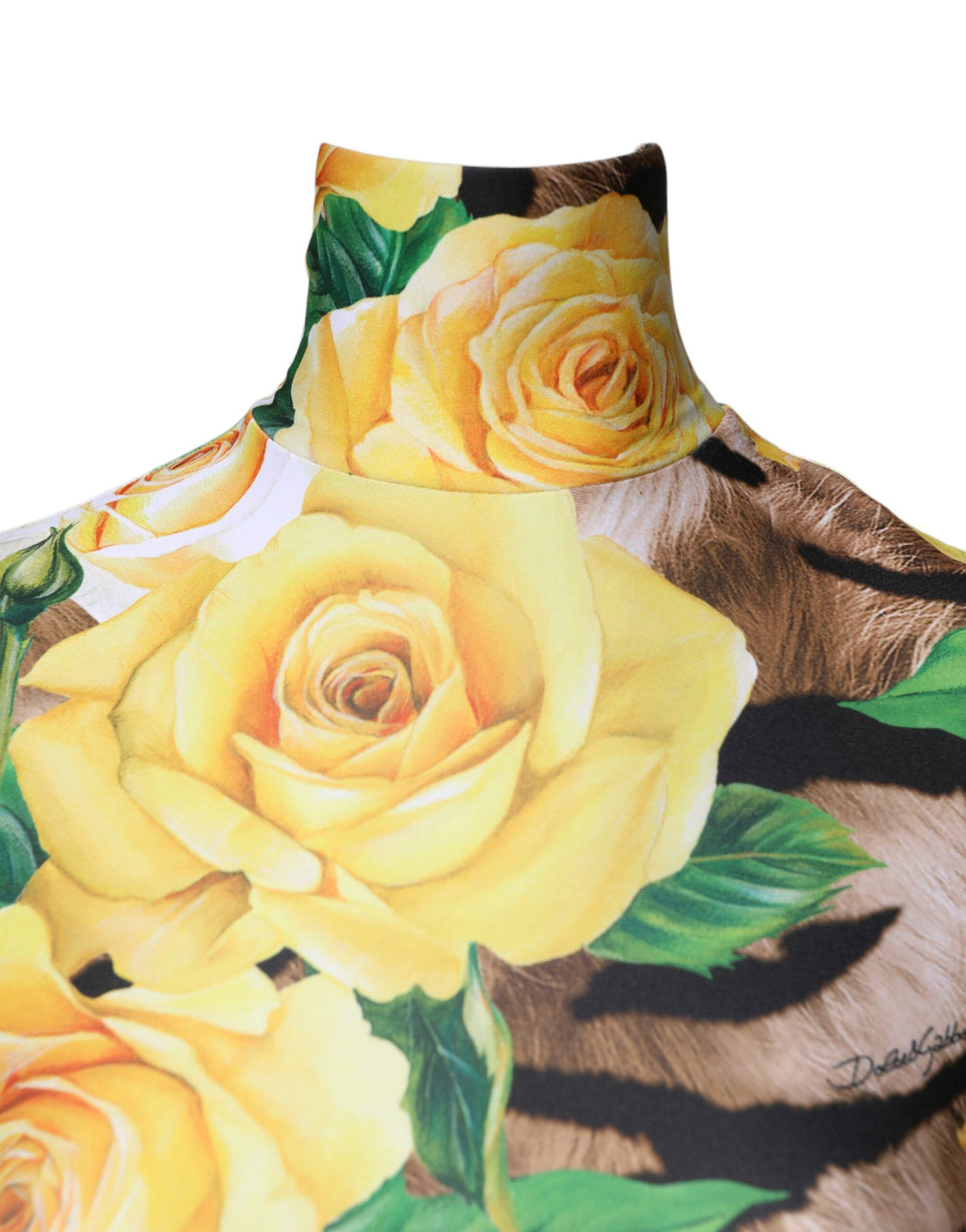 Dolce &amp; Gabbana Multicolor Floral Print Sheath Mini Dress