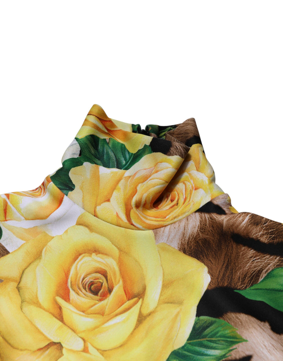 Dolce &amp; Gabbana Multicolor Floral Print Sheath Mini Dress