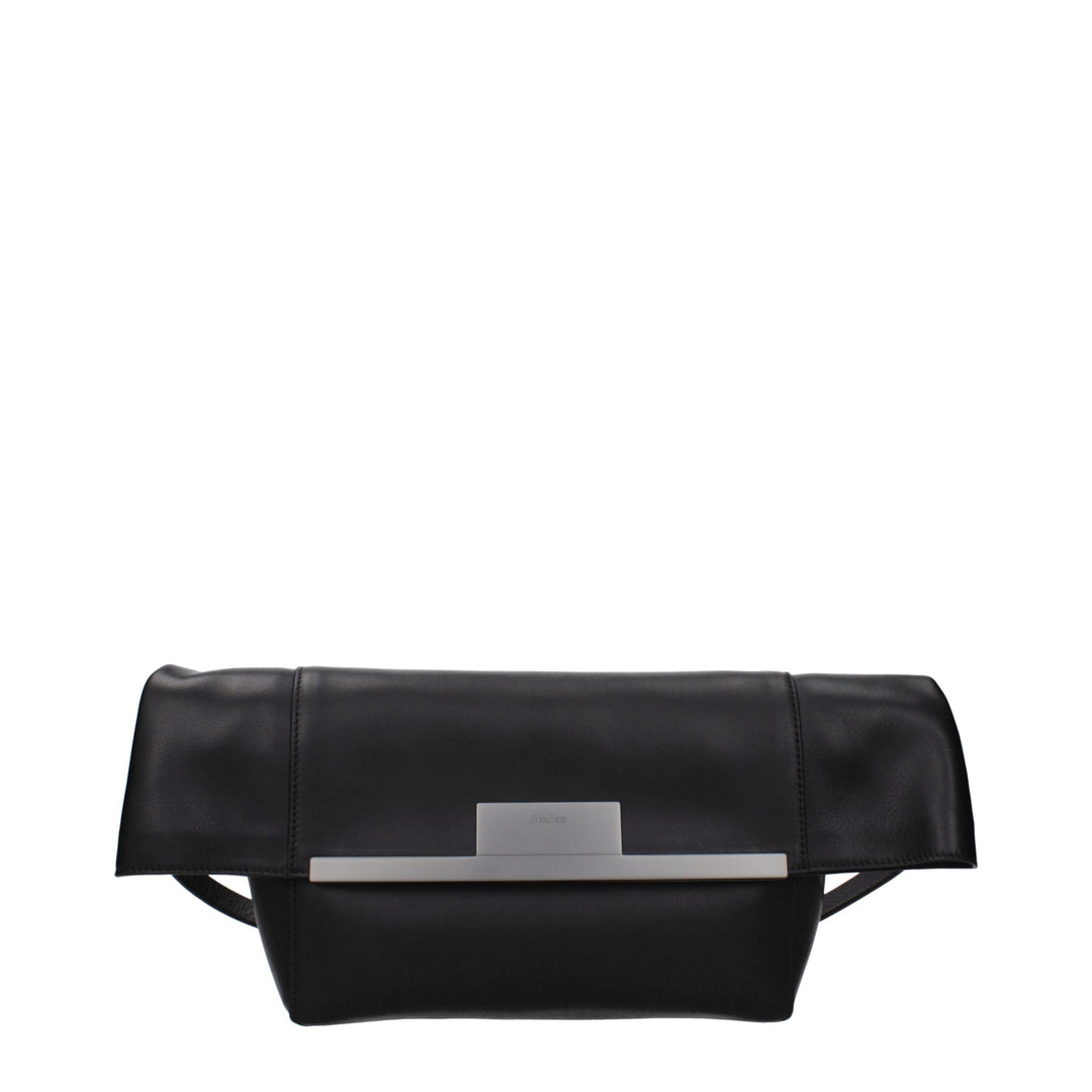 Max Mara - Black Leather Shoulder Bag
