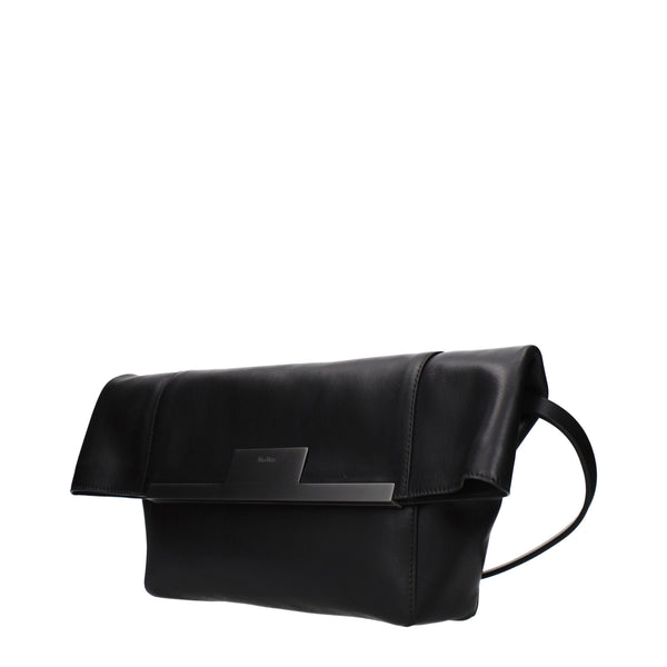 Max Mara - Black Leather Shoulder Bag