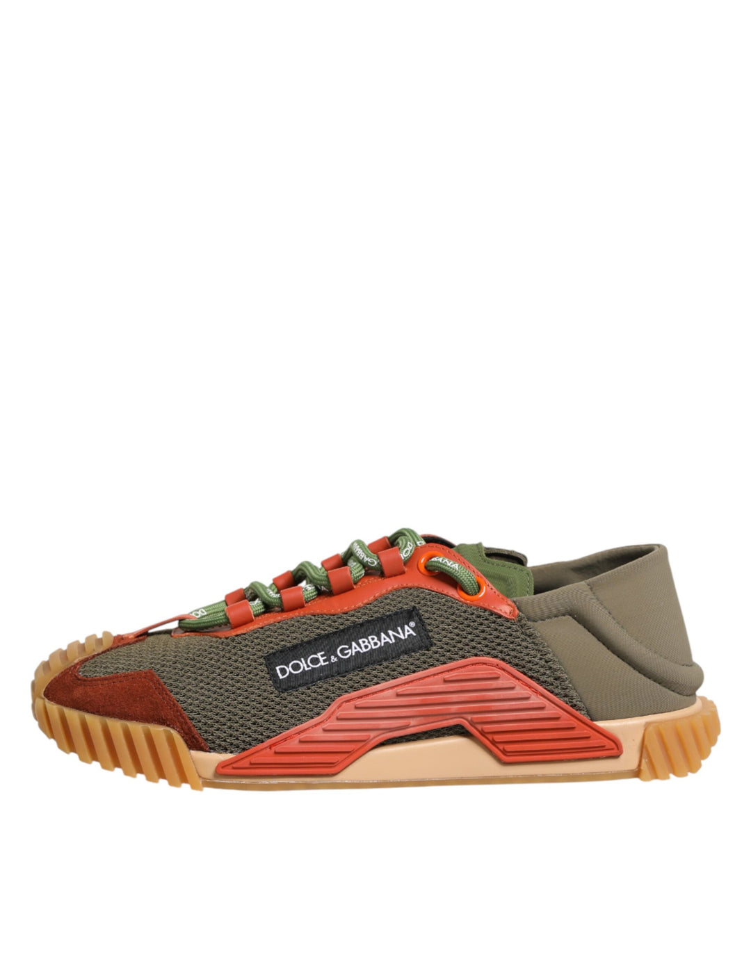 Dolce &amp; Gabbana Multicolor Lace Up Low Top NS1 Sneakers Shoes