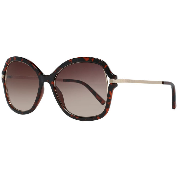 Guess Brown Metal &amp; Plastic Sunglasses