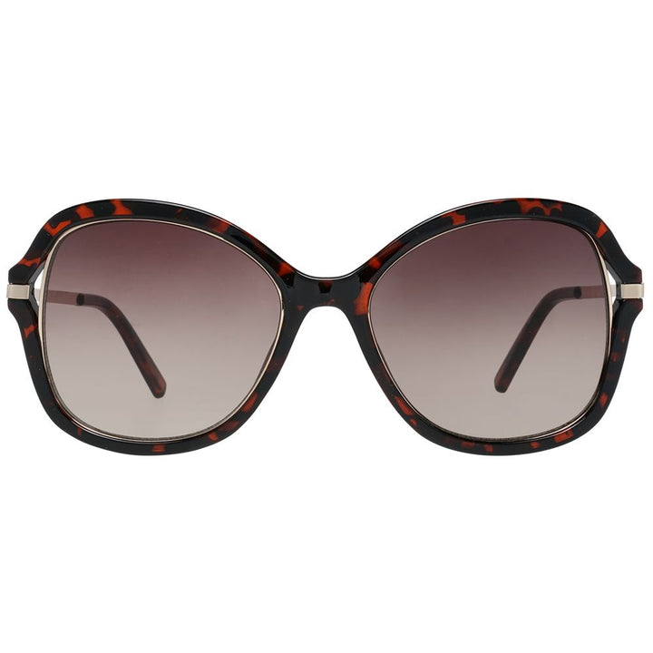 Guess Brown Metal &amp; Plastic Sunglasses