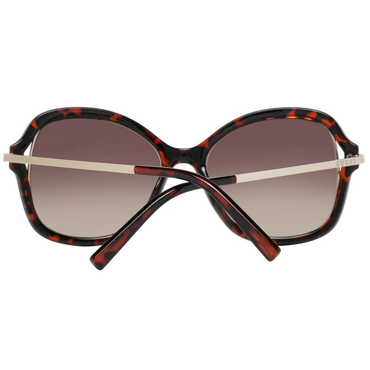 Guess Brown Metal &amp; Plastic Sunglasses