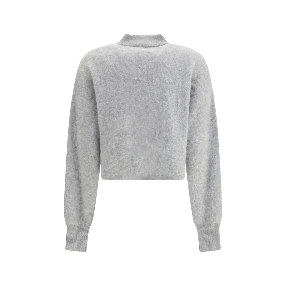 Max Mara Gray Cashmere Cardigan