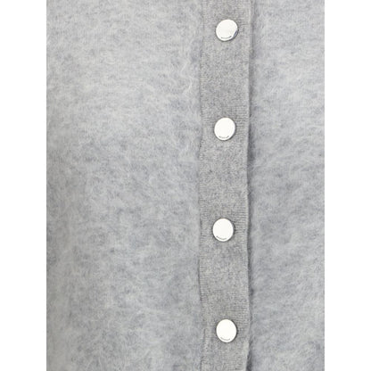 Max Mara Gray Cashmere Cardigan