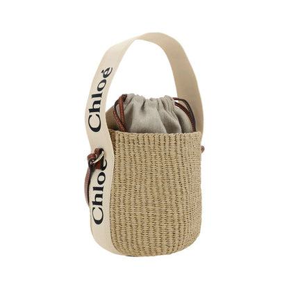 Chloé White Cotton Shoulder Bag