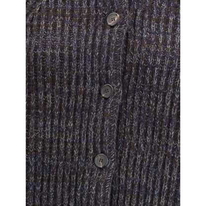 Prada Brown Merino Wool Cardigan