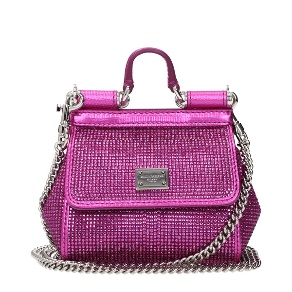 Dolce & Gabbana - Pink Satin Handbag