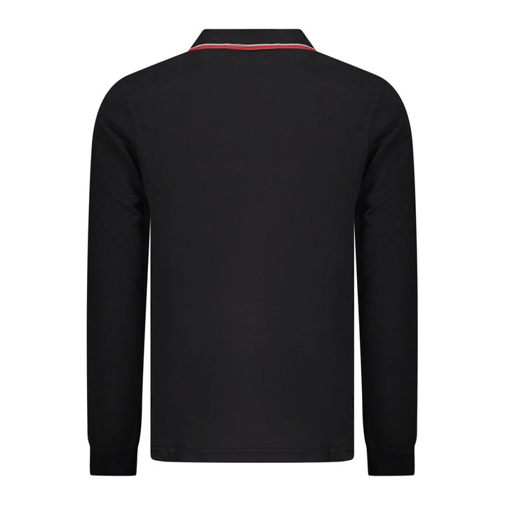 Norway 1963 Black Cotton Men Polo Shirt