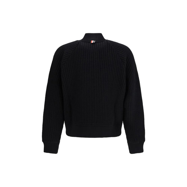 Thom Browne Black Wool Oves Aries Bomber