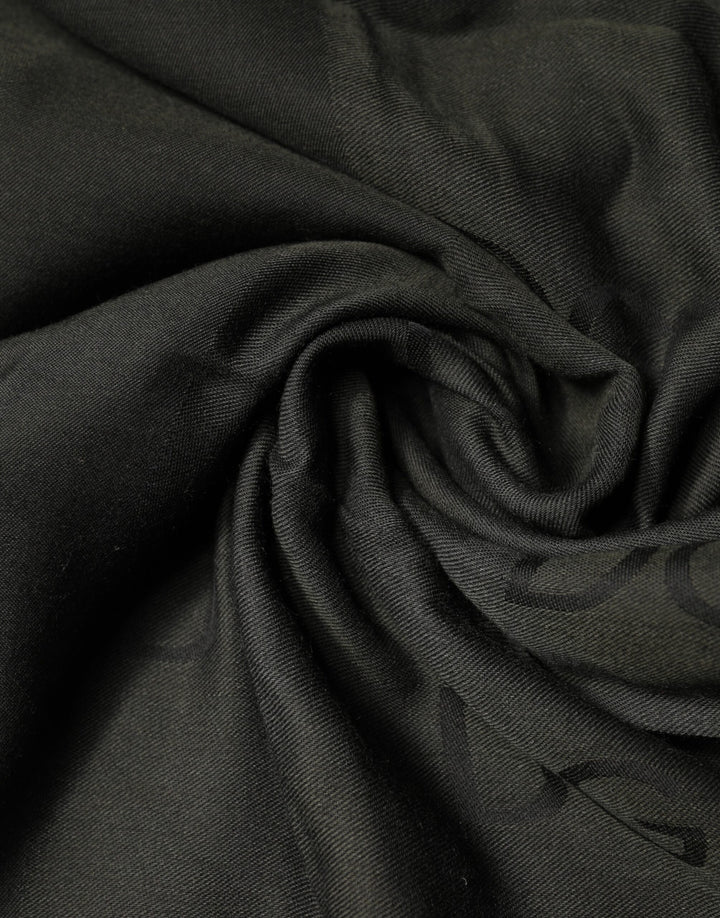 Dolce &amp; Gabbana Black Modal Neck Wrap Men Shawl Men Scarf