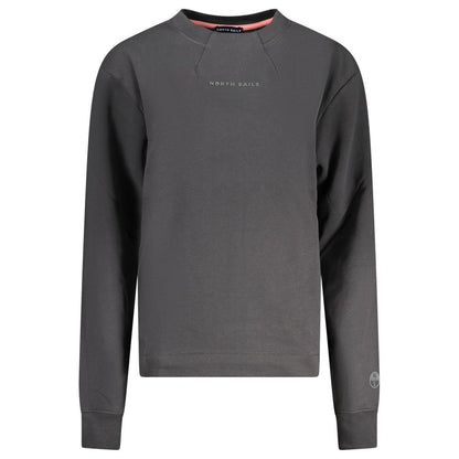 North Sails Black Cotton Women Sweatshirt