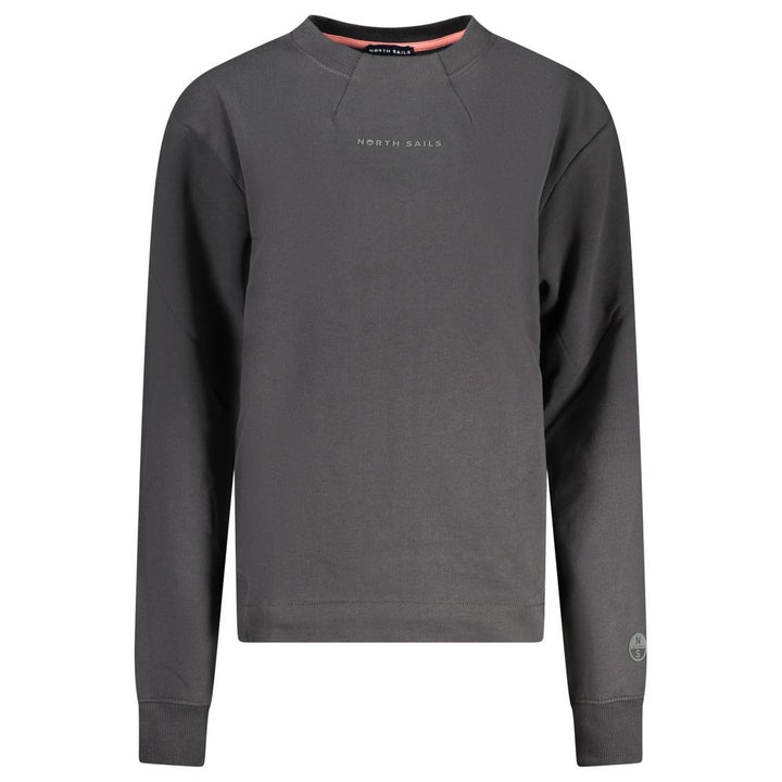 North Sails Black Cotton Women Sweatshirt