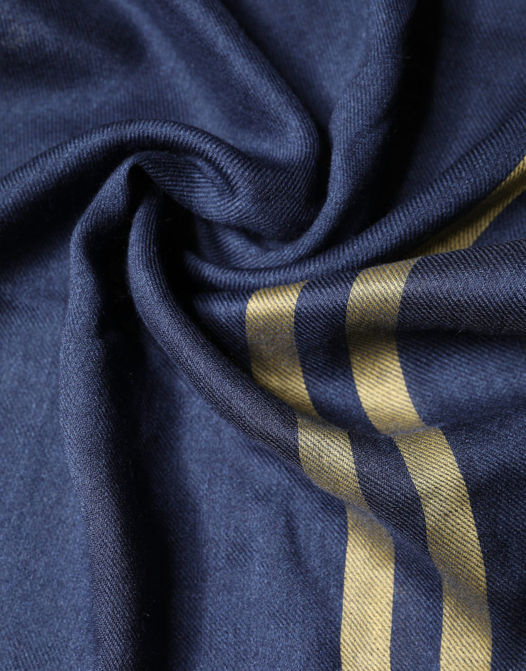 Dolce &amp; Gabbana Blue Cashmere Neck Wrap Shawl Fringes Scarf