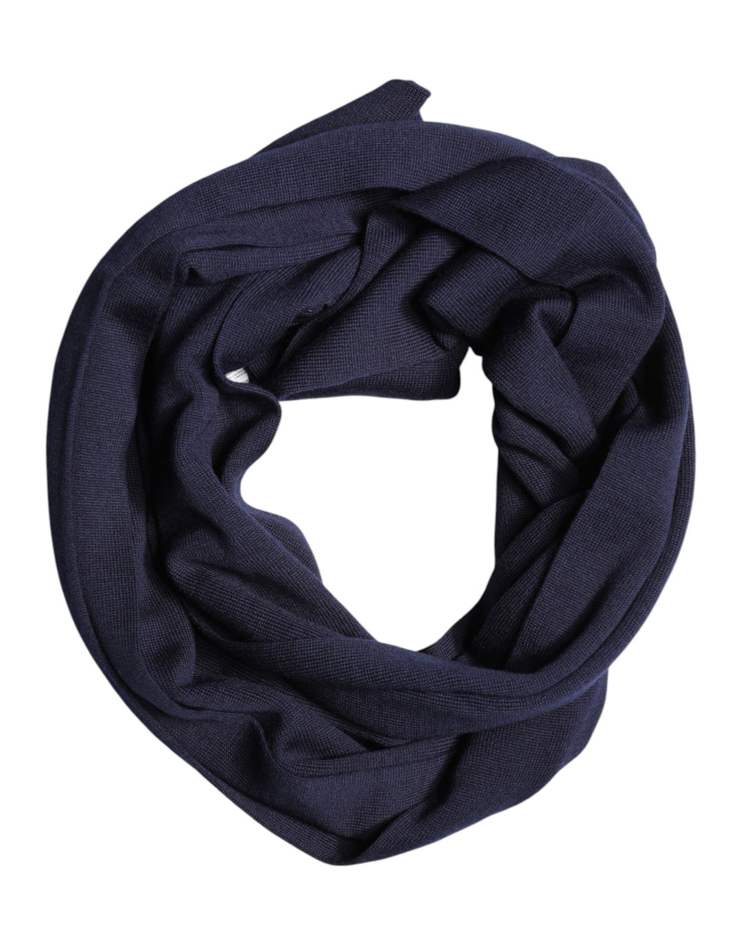 Dolce &amp; Gabbana Blue Wool DG Loves London Neck Wrap Scarf