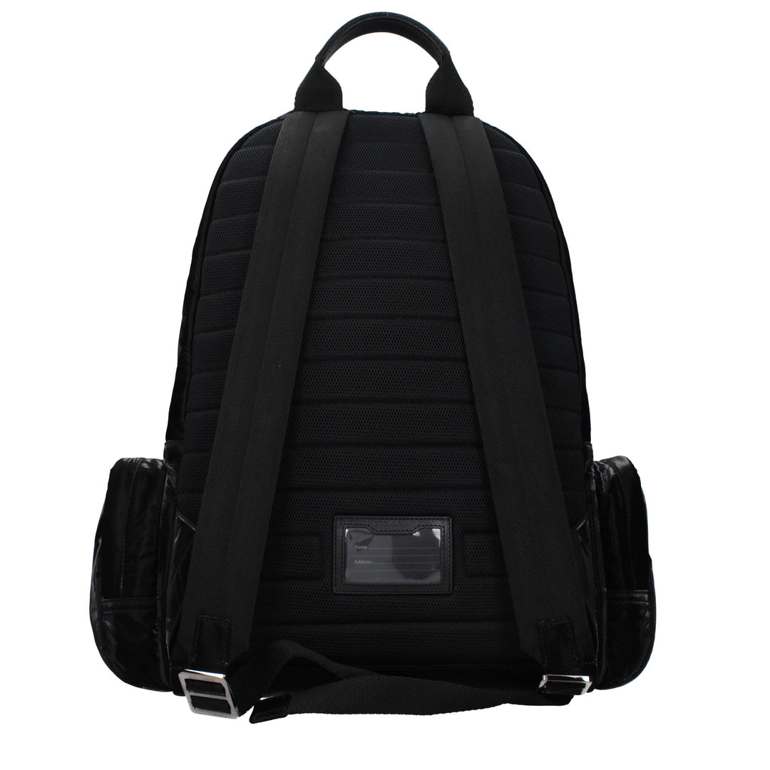Dolce &amp; Gabbana Black Nylon Backpack