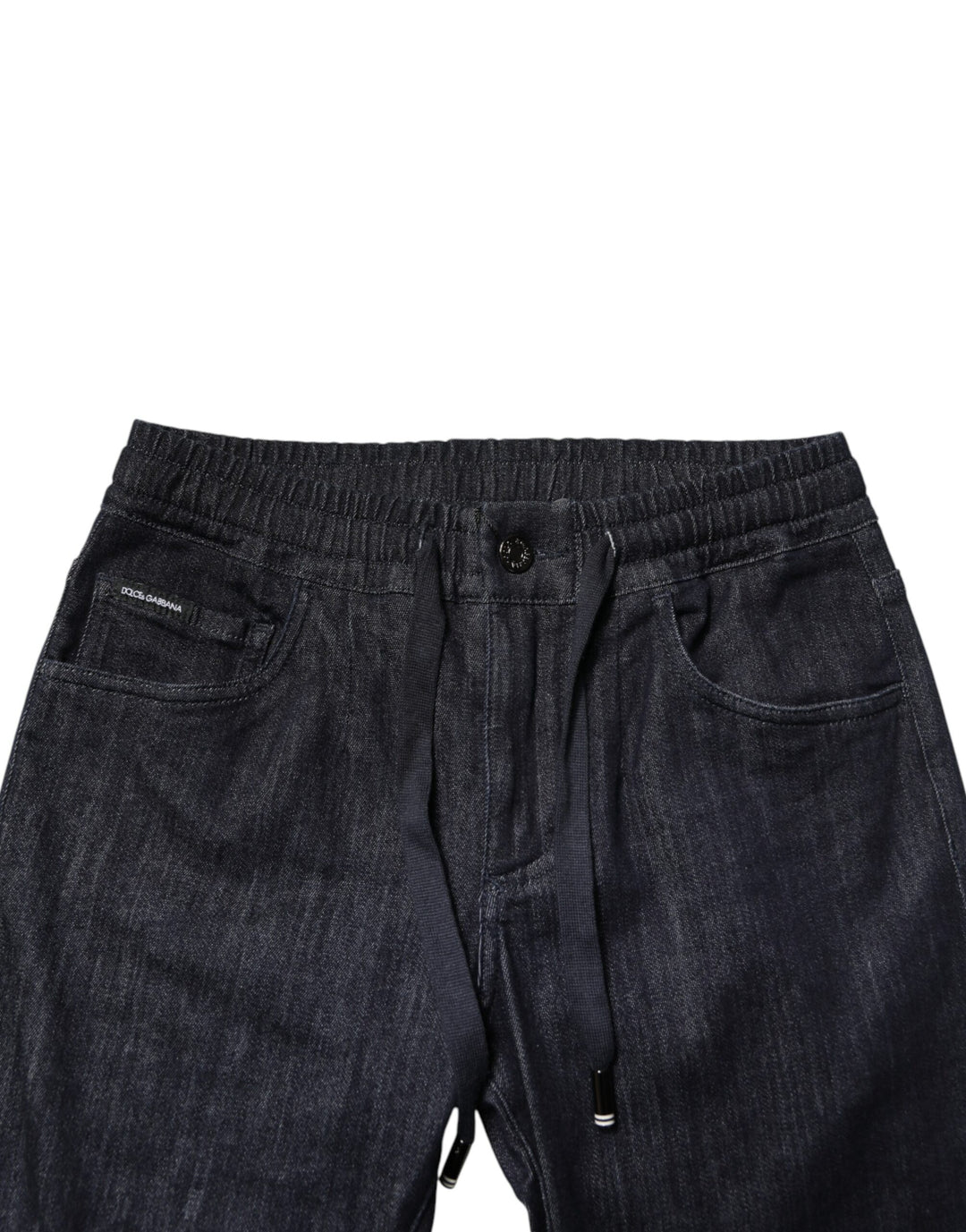 Dolce &amp; Gabbana Black Cotton Stretch Skinny Denim Men Jeans